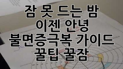 😴 잠 못 드는 밤, 이젠 안녕! #불면증극복 가이드 꿀팁 꿀잠😴
